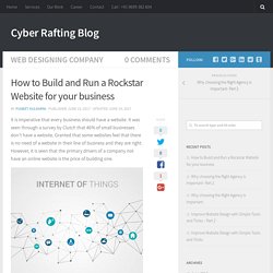 How to Build and Run a Rockstar Website for your business - Cyber Rafting Blog