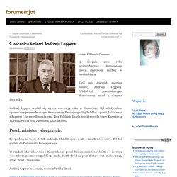 9. rocznica śmierci Andrzeja Leppera.