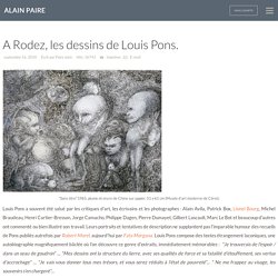 A Rodez, les dessins de Louis Pons.