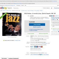 Dale Rodney LE Monde DU Jazz Elsevier Sequoia 1980 BE