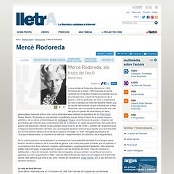 Mercè Rodoreda - Autores a lletrA