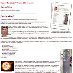 Roger Sanders' Waste Oil Heater