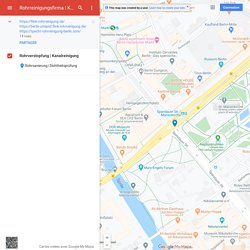 Kanalreinigung – Google My Maps
