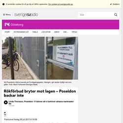 Rökförbud bryter mot lagen – Poseidon backar inte - P4 Göteborg