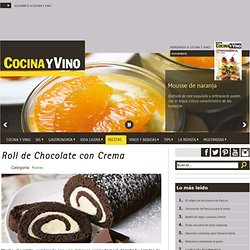 Roll de Chocolate con Crema