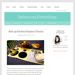 Balancing Everything » Roll-up Kitchen Playmat Tutorial