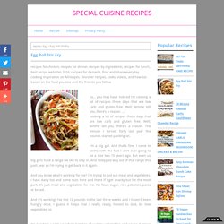Special Cuisine Recipes