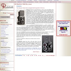 All Rollei - Rolleiflex - Rolleicord - TLR Cameras by year - www.rolleiclub.com