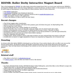 RDIMB: Roller Derby Interactive Magnet Board
