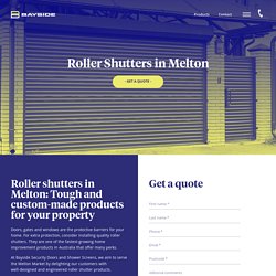 Melton electric security shutters for sale – Rolling Shutter Doors in Melton, Geelong