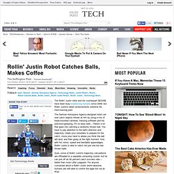 Rollin' Justin Robot Catches Balls, Makes Coffee