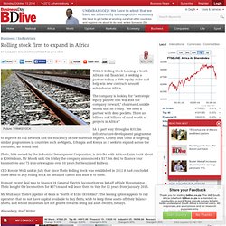 Rolling stock firm to expand in Africa