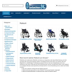 Rollstuhl online kaufen im Sanitätshaus kaufen✅