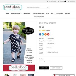 Roly Poly Romper - Peek-a-Boo Pattern Shop