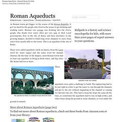 Roman Aqueducts - Ancient Rome for Kids!