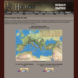 Roman Empire Map for Sale