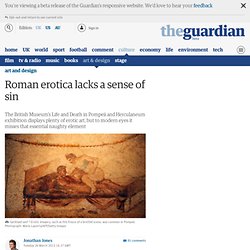 Roman erotica lacks a sense of sin