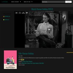 Roman Holiday (1953) movie streaming, watch online