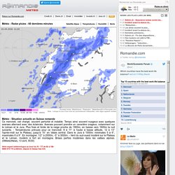 Romandie Météo : météo suisse romande : animation radar