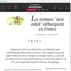 Les romans "new adult" débarquent en France