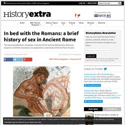 In bed with the Romans: a brief history of sex in Ancient Rome