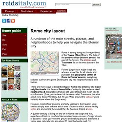 Rome city layout