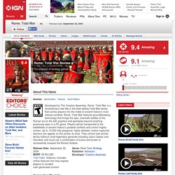 IGN: Rome: Total War