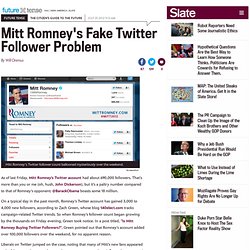 Mitt Romney fake Twitter followers: Who's buying them?