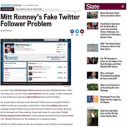 Mitt Romney fake Twitter followers: Who's buying them?