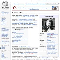 Ronald Coase