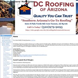 DC Roofing of Arizona - Roofer Tucson