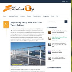 Buy Roofing Safety Rails Australia – Things To Know