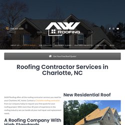 Roofing Company in Charlotte, NC