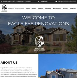 Top Local Aurora Roofer - Eagle Eye Renovation