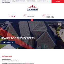Idaho Roofing Contractors- U.S. Shingle