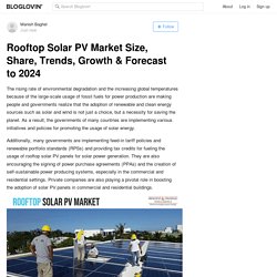 Rooftop Solar PV Market Size, Share, Trends, Growth & Forecast to 2024