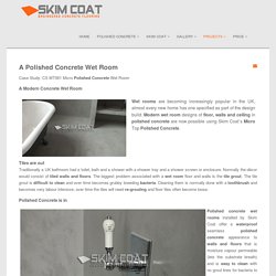 Wet Room - Polished Concrete - SKIM COAT