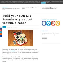 Build your own DIY Roomba-style robot vacuum cleaner