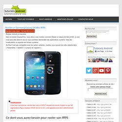 Rooter un Samsung Galaxy S4 Mini I9195