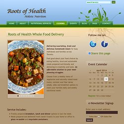Roots of Health: Cooking