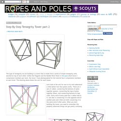Ropes and Poles: Step-By-Step Tensegrity Tower part 2