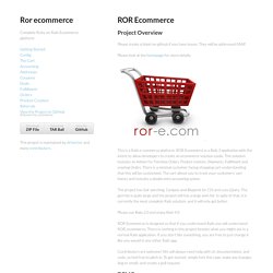 Ror ecommerce by drhenner