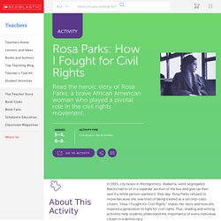 Rosa Parks: How I Fought for Civil Rights