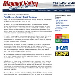 Panel Beater, Smash Repair Rosanna - Accident Repair Centre - Diamond Valley Smash Repairs - Melbourne