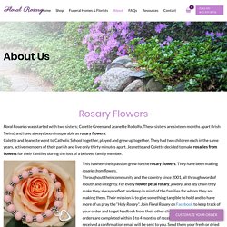 Rosaries from Flowers – wedding jewelry