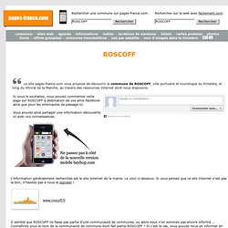 Roscoff par Pages-France