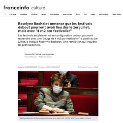 Roselyne Bachelot annonce que les festivals debout pourront avoir lieu dès le 1er juillet, mais avec "4 m2 par festivalier"...