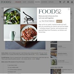 Rosemary Pecan Caramels recipe on Food52.com