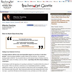 Harry & Rosemary Wong: Effective Teaching - Teachers.Net Gazette
