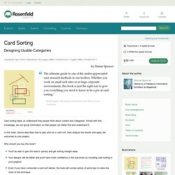 Card Sorting Book Site